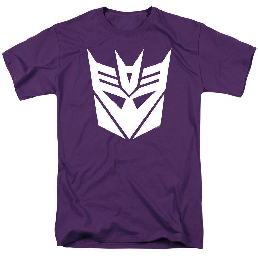 Transformers Decepticon Adult 181 T Shirt Purple